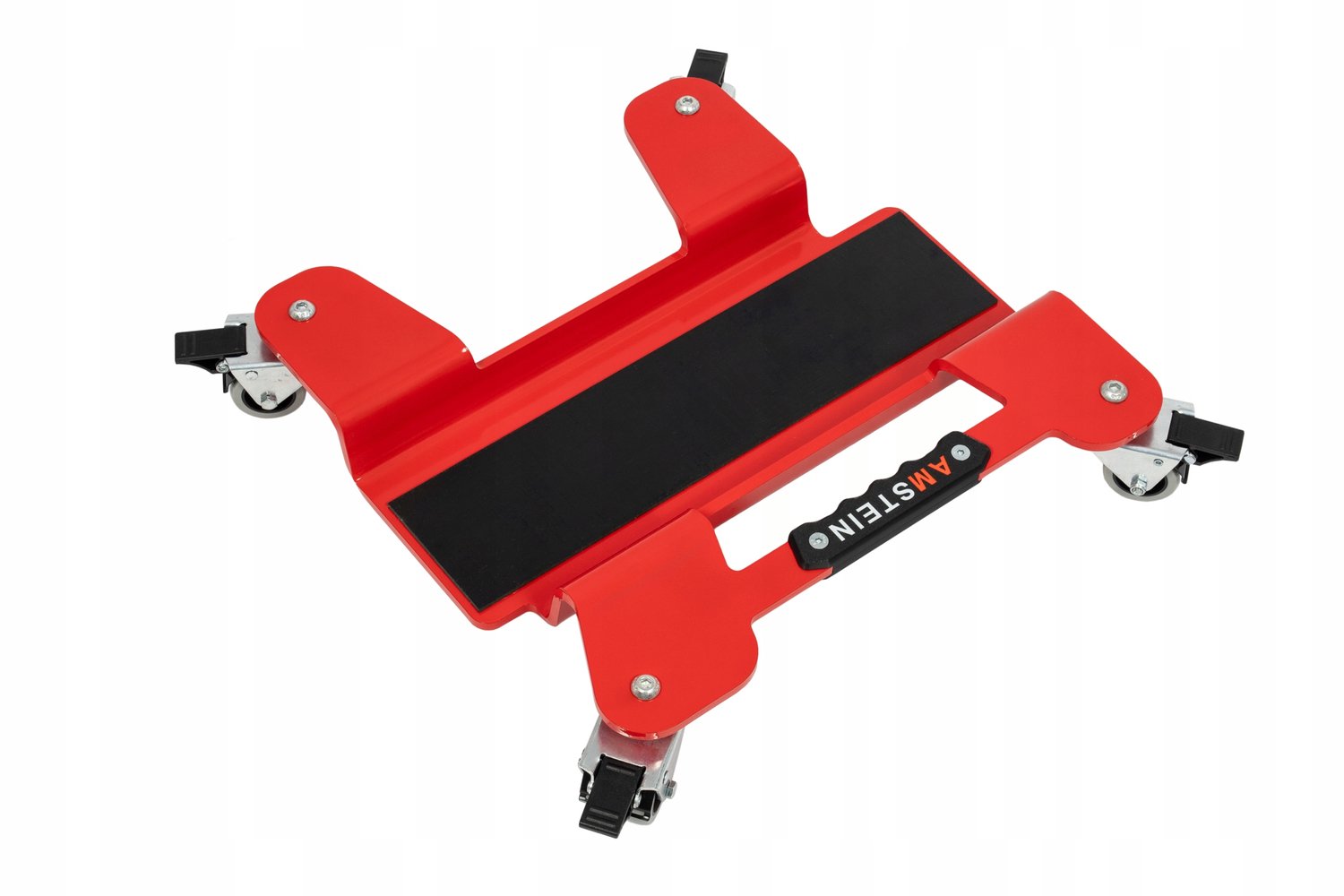Motorfiets parkeerhulp met rem, 400kg draagvermogen, rood