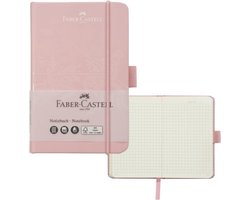Faber-Castell 27828 - Notitieboek DIN A6 in roze schaduw - Geblokt, 100 g/m², 194 pagina's - FSC-Mix-papier, 90 × 140 mm