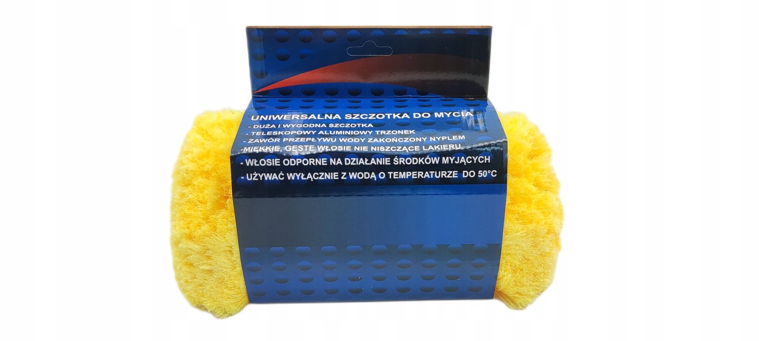 4-zijdige Autowasborstel 30CM - Zacht & Duurzaam