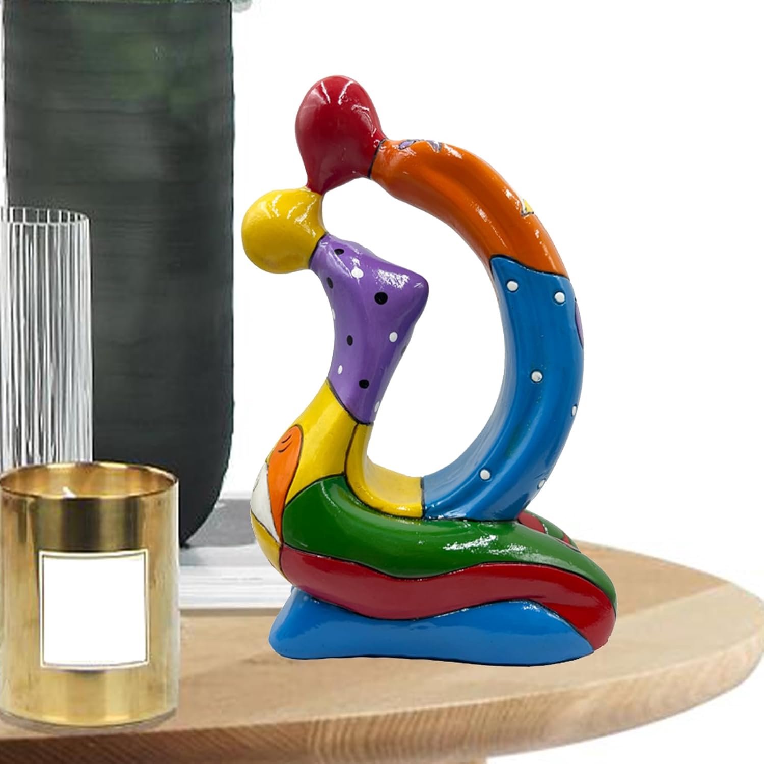 Paar omarmen standbeeld - paar ornamenten, desktop ambachten ornamenten | Emotioneel overbrengen Valentijnsdag karakter decoraties, moderne sculptuur decoratie voor ingang en woonkamer