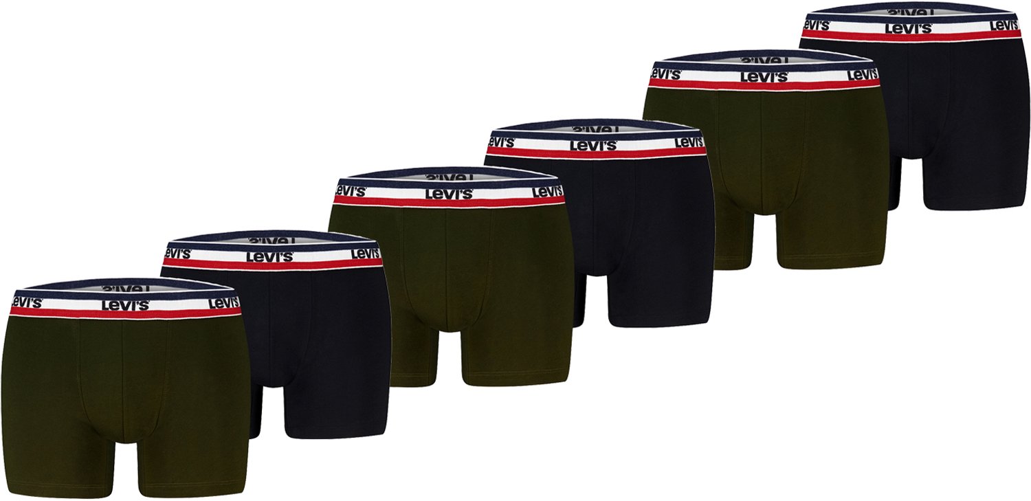 Pack of 6 men's Levis REPEAT LOGO SPW BOXER boxer shorts underwear pants