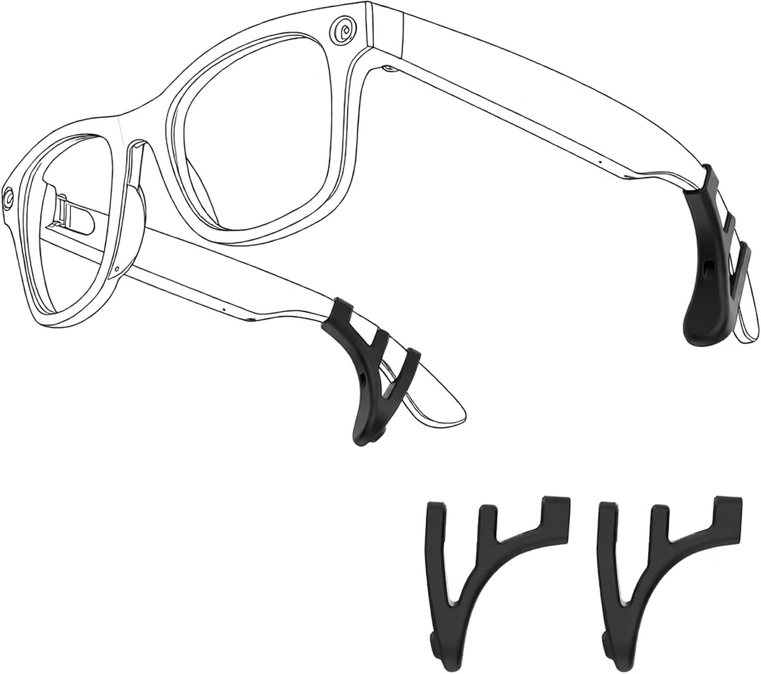 Bril oorgreep - perfecte pasvorm - voor Ray-Ban Meta Gen 2 & Meta Blayzer/Scriber Optics Gen 2 - Homevero