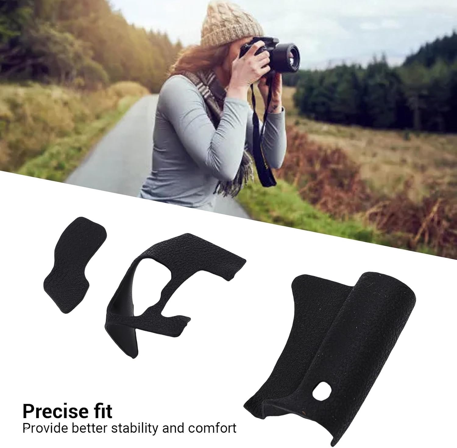 Beschermhoes voor Camerabehuizing Comfortabele Grip en Textuur voor 600D, Eenvoudige Installatie voor Fotografen