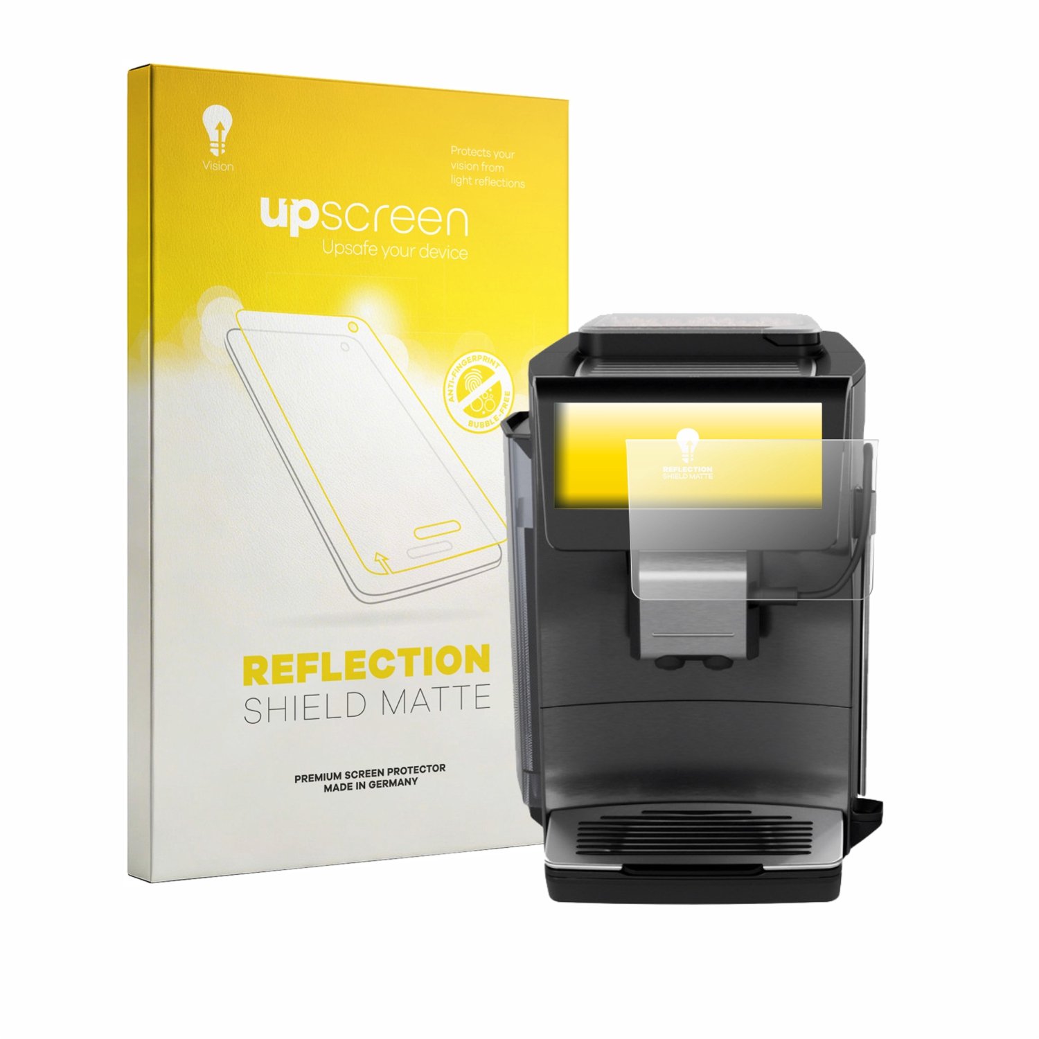 upscreen - Screenprotector voor Siemens EQ600 iAroma - Folie Beschermfolie anti glare matte