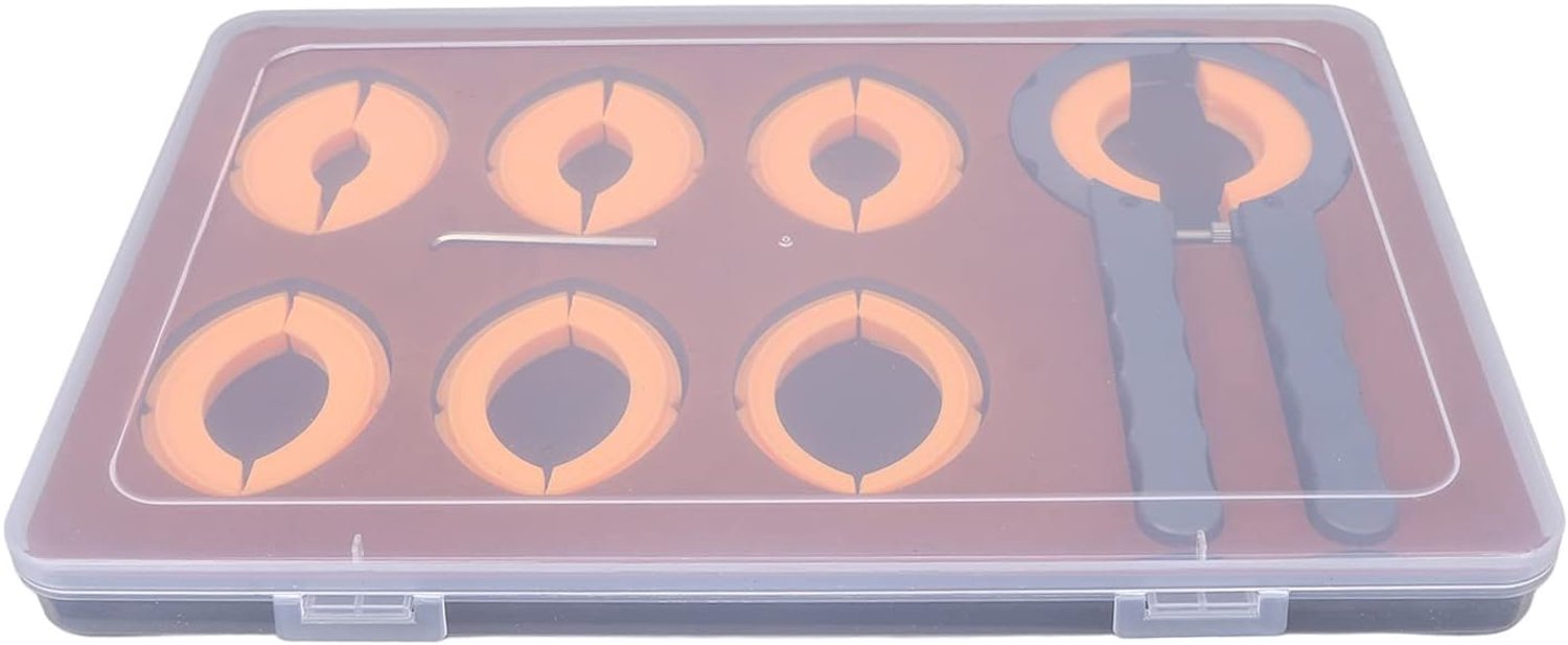 Professional Watch Bezel Remover, Aluminum Watch Bezel Ring Opener, Plastic Storage Box, Convenient and Quick To Use - ShopVlot