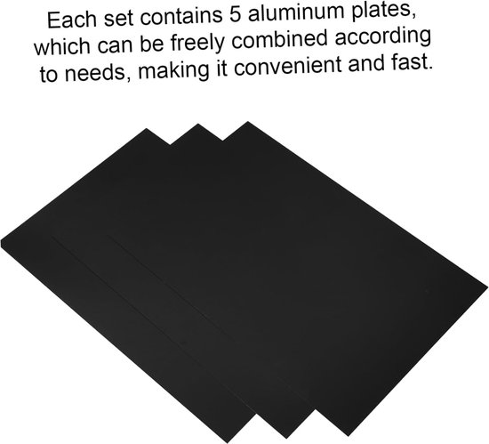 3stuks Geanodiseerde Aluminium Plaatsen Lege Plaatjes Voor Graveren Duurzaam Nauwkeurig Gesneden Voor Creatieve Projecten Signalisatie — afbeelding 5