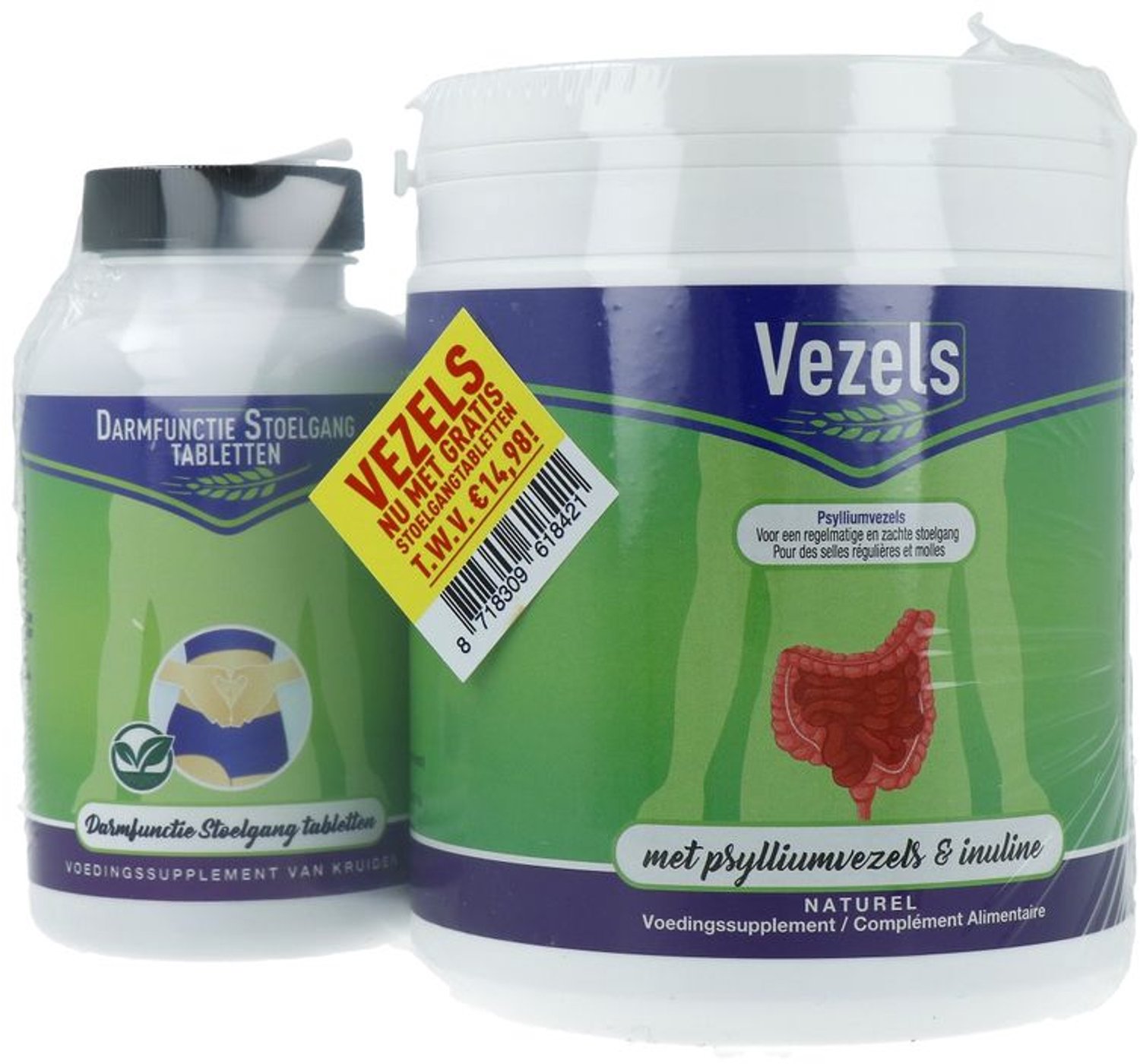 Libra Vezels & Stoelgangtablet Poeder 2ST