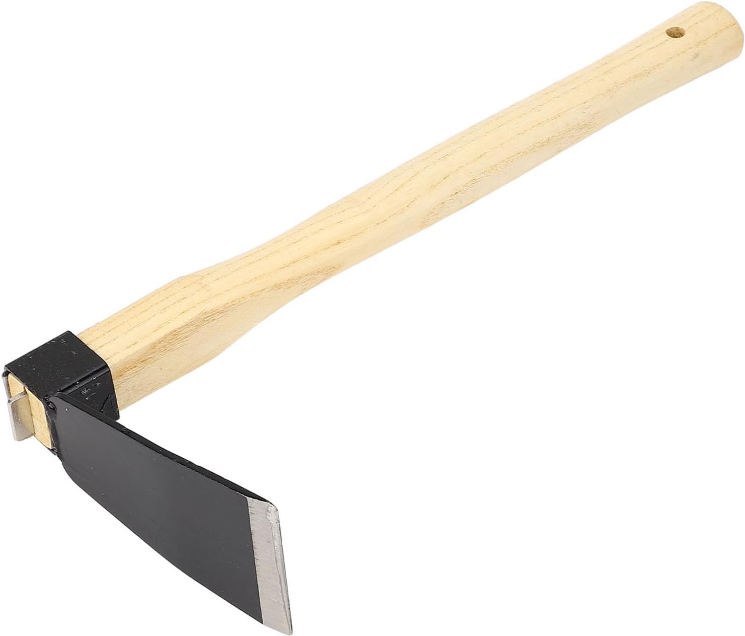 Srliya Tuinhak met houten handvat, kleine grafhak voor het wieden, planten van schelpen