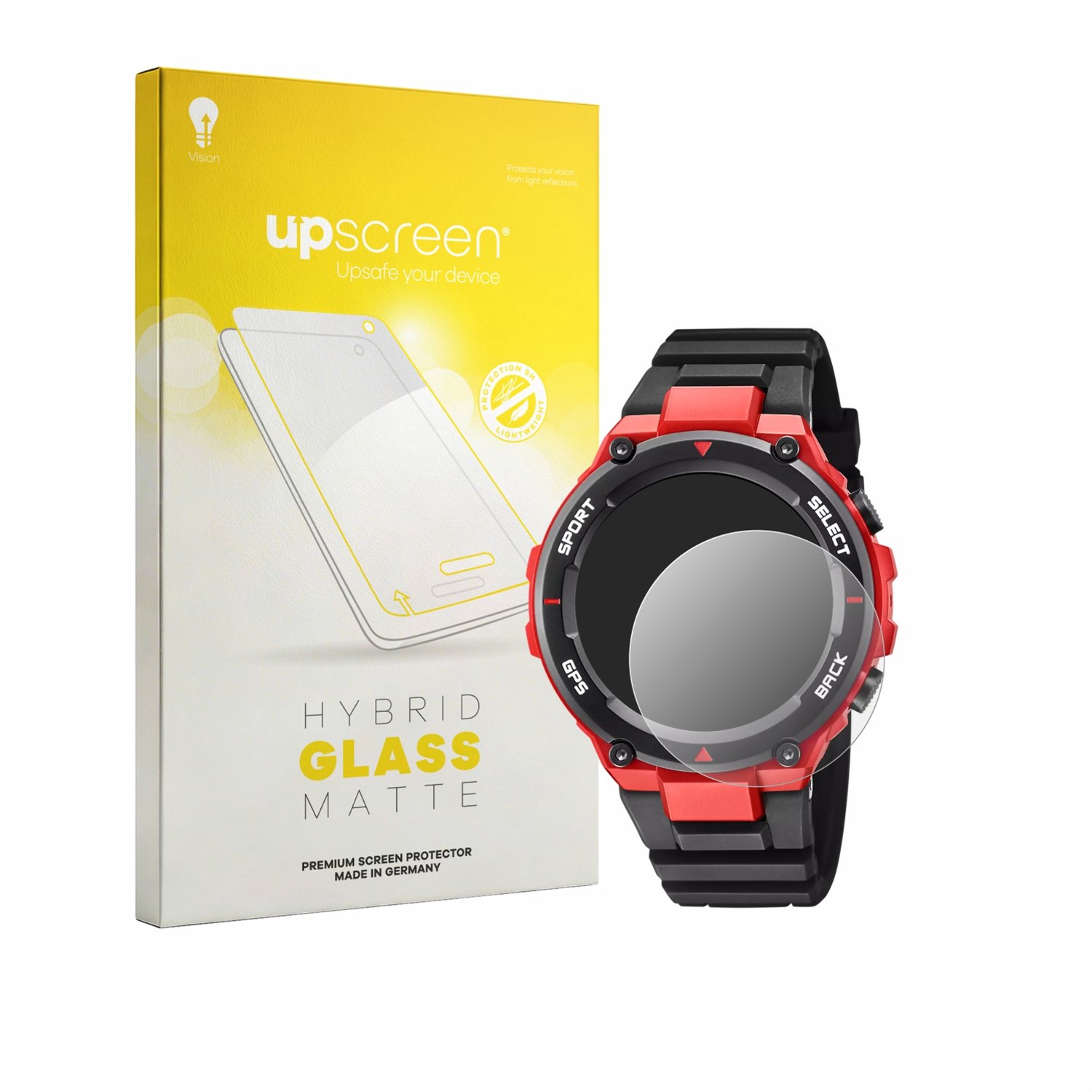 upscreen - Screenprotector voor Lotus 50024/1 51 mm - Folie Beschermfolie Beschermglas matte