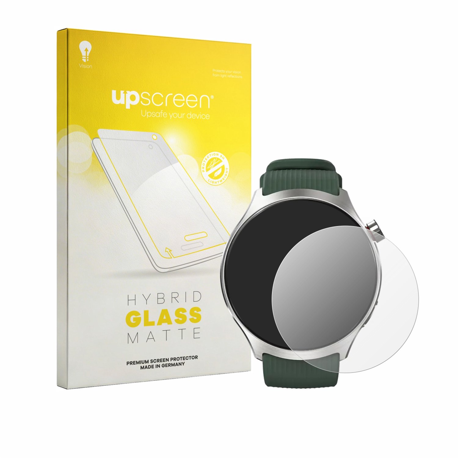 upscreen - Screenprotector voor Motorola Moto Watch Ultra - Folie Beschermfolie Beschermglas matte
