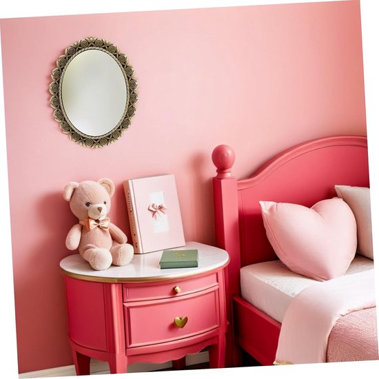 3 Stuks Delige Vintage Mini-muurbekers met Antiek Koperen Frame Compacte voor Poppenhuis voor Slaapkamer Woonkamer Creatieve Fotografieaccessoires — afbeelding 4