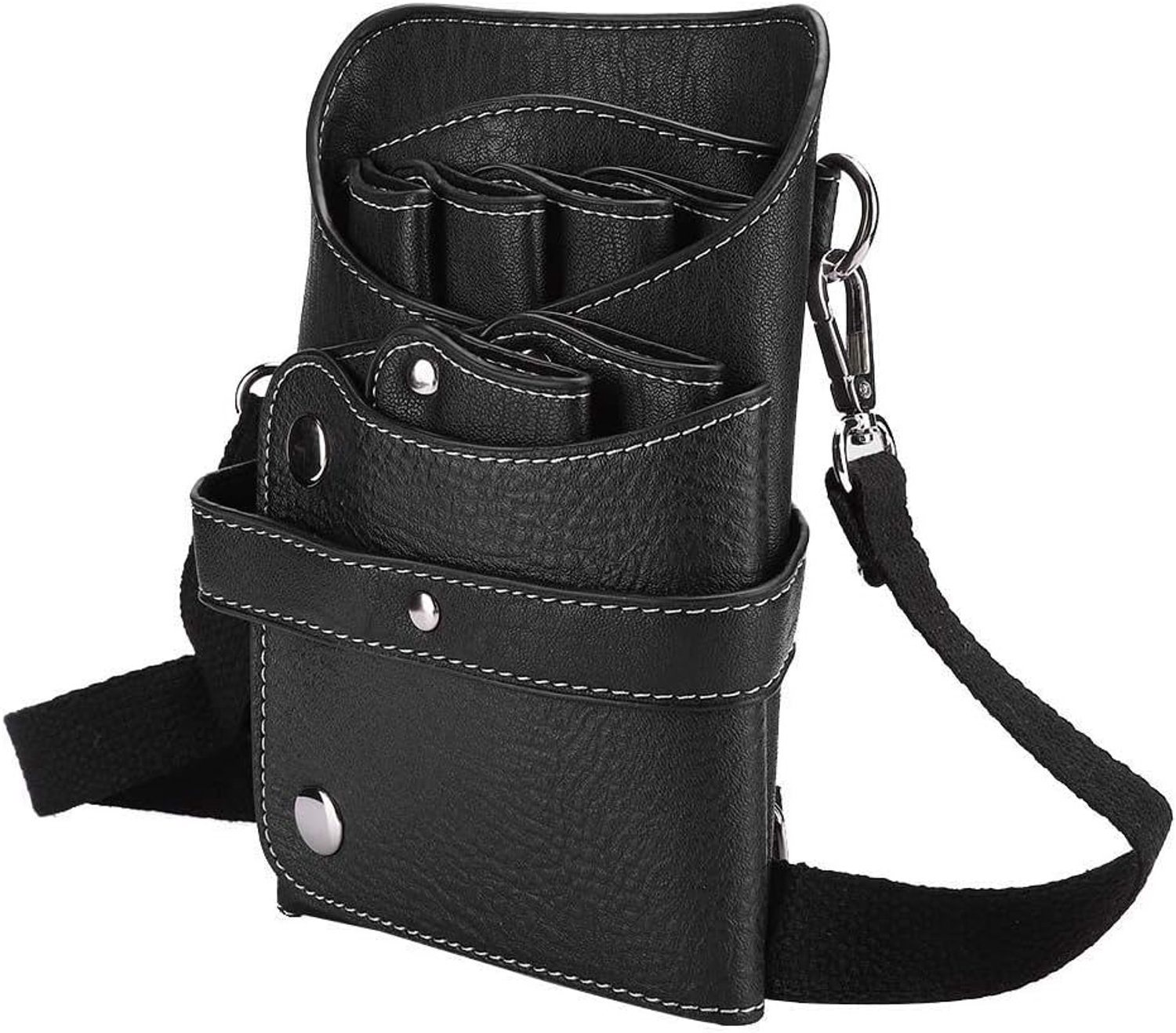 kappersgereedschapstas, barbier gereedschapstas kappers schaar tas salon kappersgereedschapstas schaar tas gordeltas Geschikt voor kappersscharen, clips, haar kammen enz