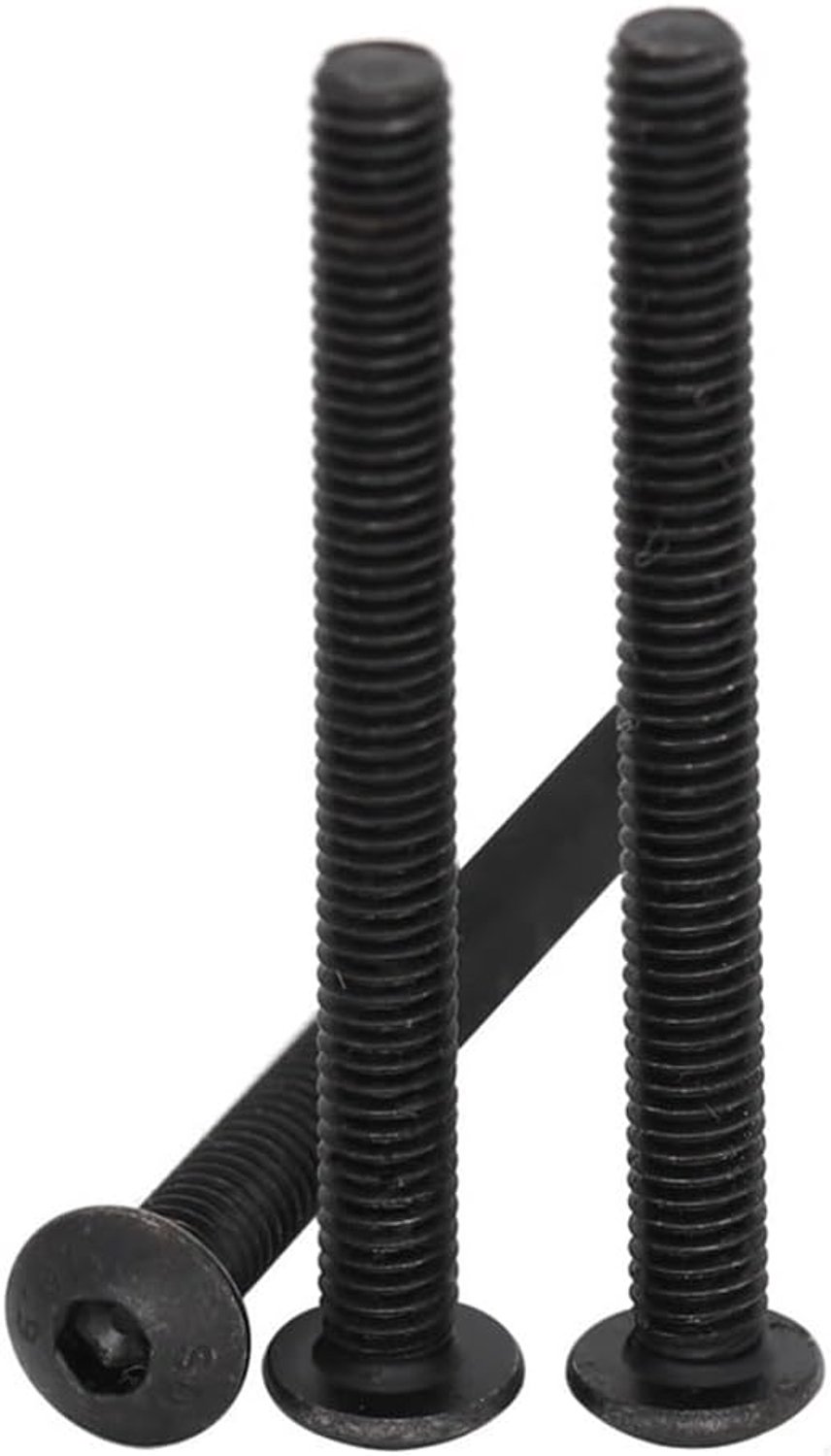 M3*25mm 28mm 30mm 32mm 35mm 10.9 Grade Zwart Koolstofstaal DIN7380 Bout Pan Ovaal Rond Knopkop Binnenzeskant Inbusschroef(30pcs M3x32)
