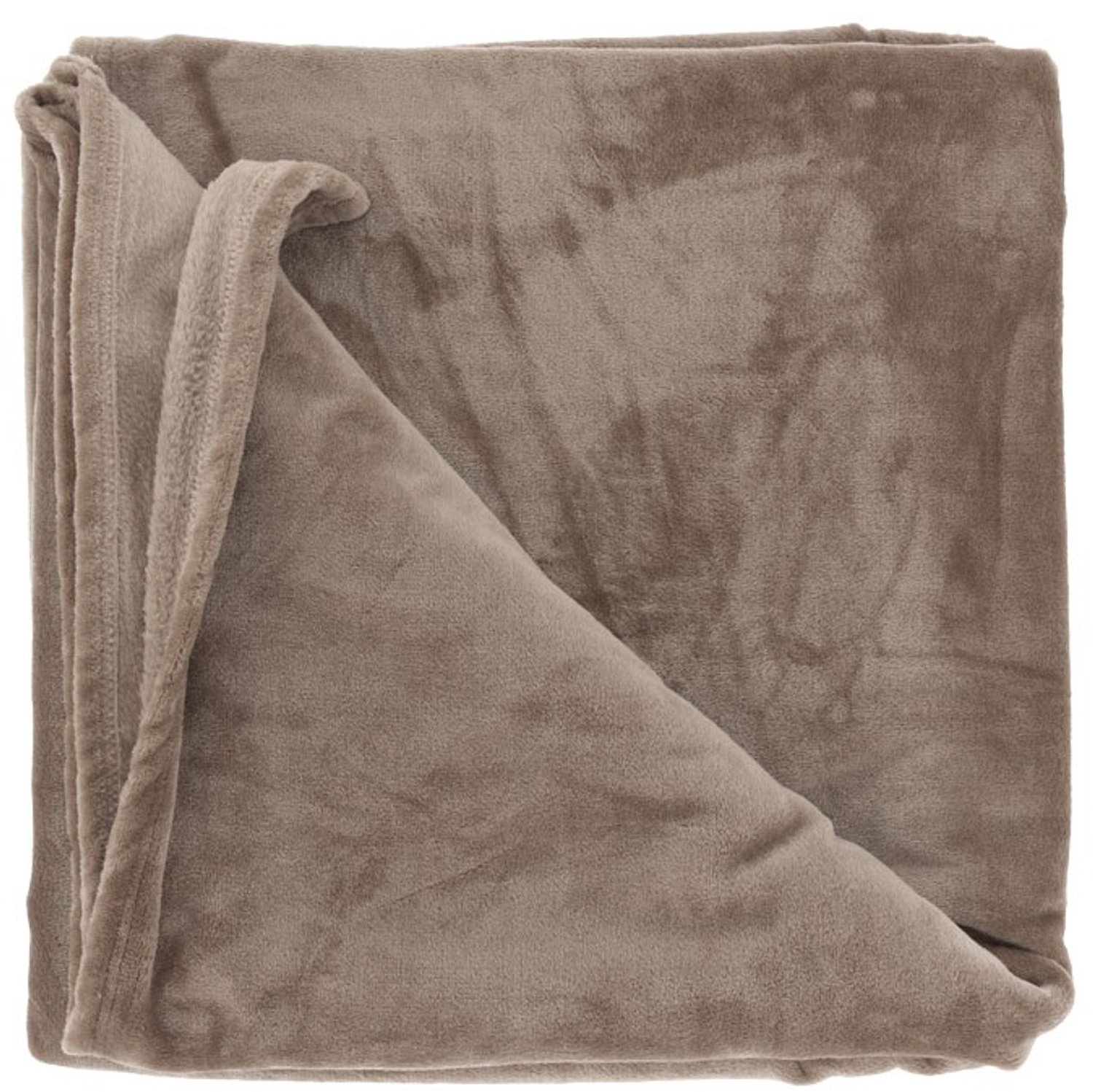 Unique Living Plaid Oscar - taupe - 150x200cm Multikleur