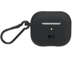 Case-Mate, AirPods 3 Hoesje Tough Model met Karabijnhaak Qi / MagSafe Compatibel, Zwart