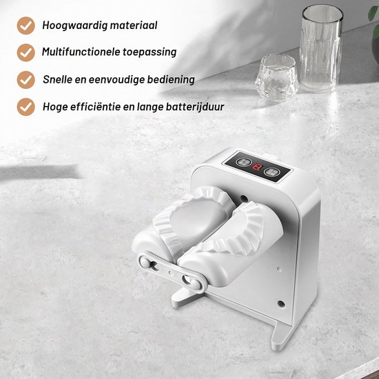 Elektrische ravioli- en deegzakvormer, snel en comfortabel — afbeelding 2