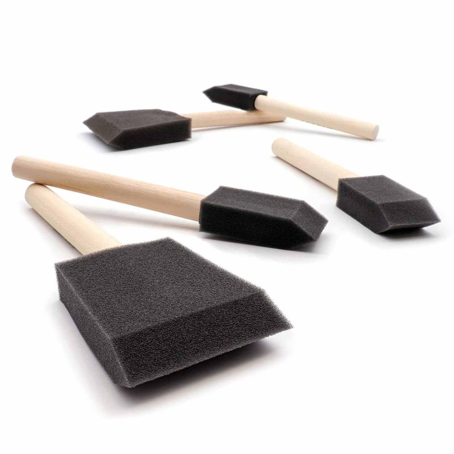 Polyfoam Kwastenset - 5 Stuks voor Verf en Lijm