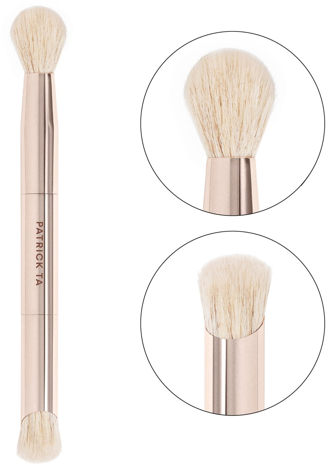 PATRICK TA - Dual-Ended Concealer Brush - Dubbelzijdige Concealerkwast