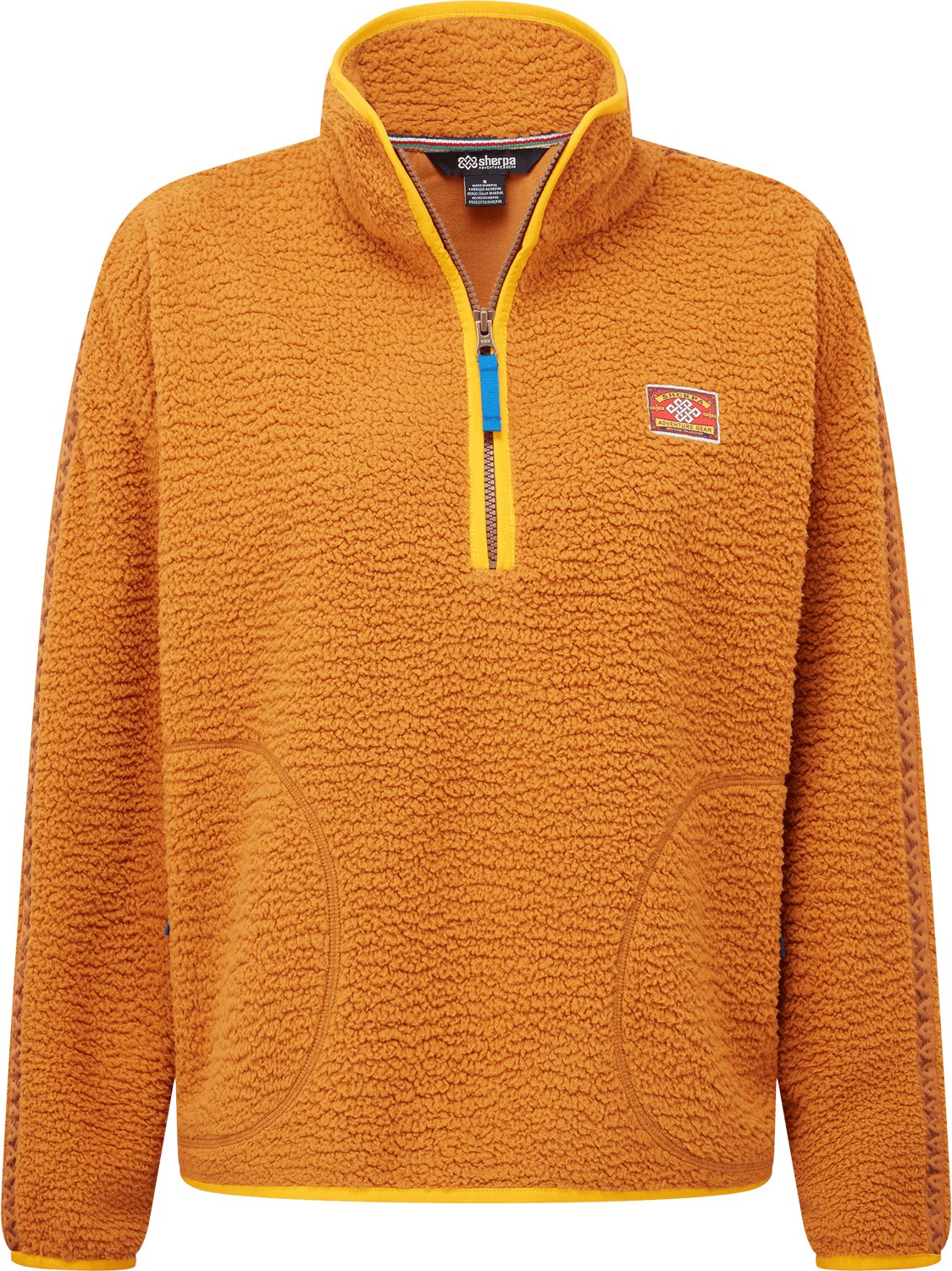 Sherpa Adventure Gear Tarcho Kwart Rits Pullover Masala Geel