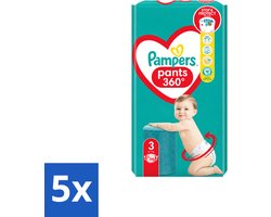 5 x Pampers – Luierbroekjes – Pants Maat 3 – 56 Luiers - Voordeelverpakking - 5 stuks