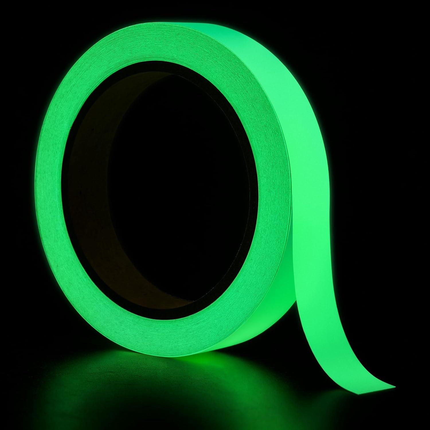 Fluorescerend plakband 10 m x 20 mm - lichtgevende tape - zelfklevend - ideaal voor trappen en muren - Homevero