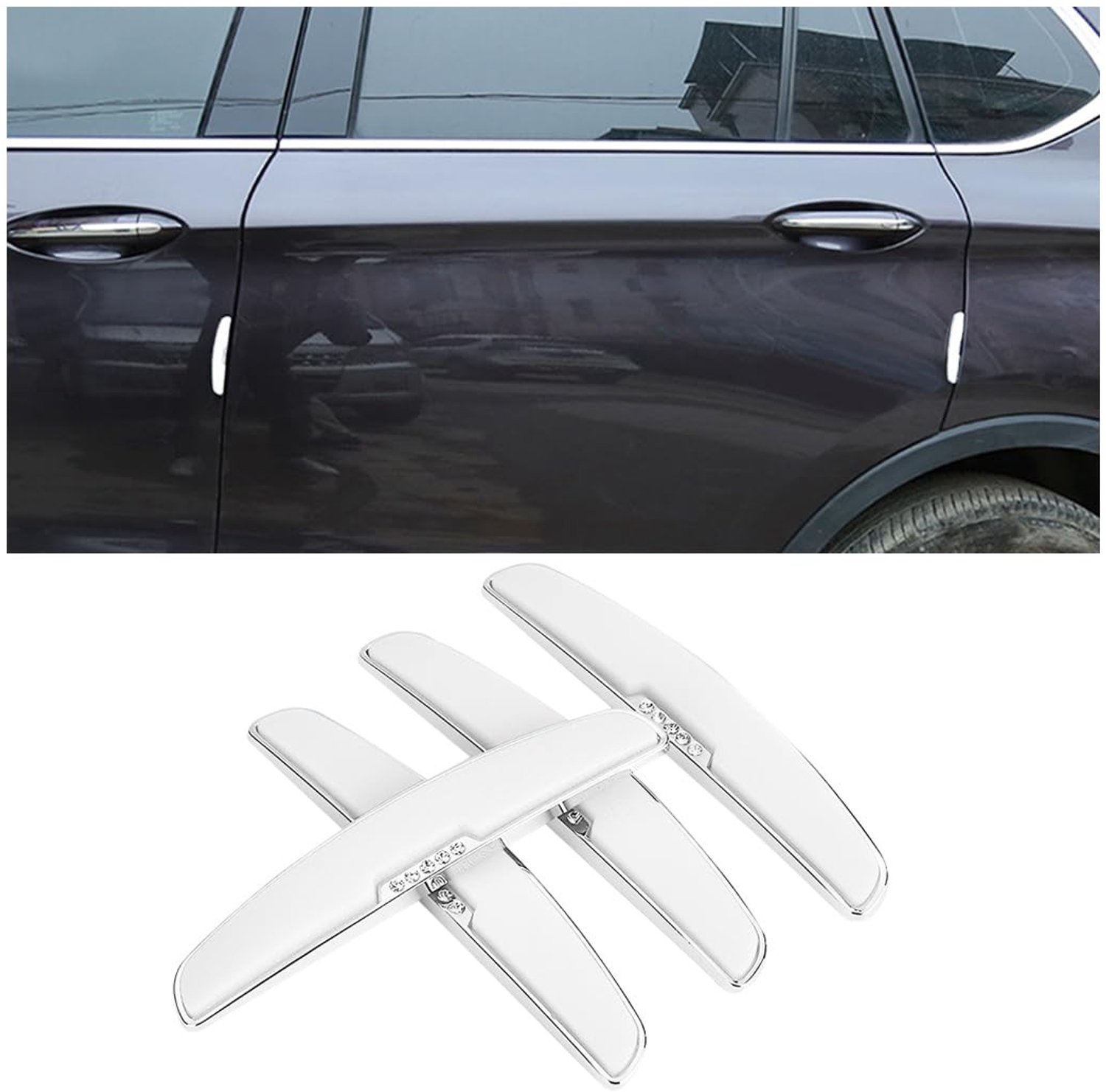 Universele Auto Deurbescherming met Anti-Scratch Rubberstrip