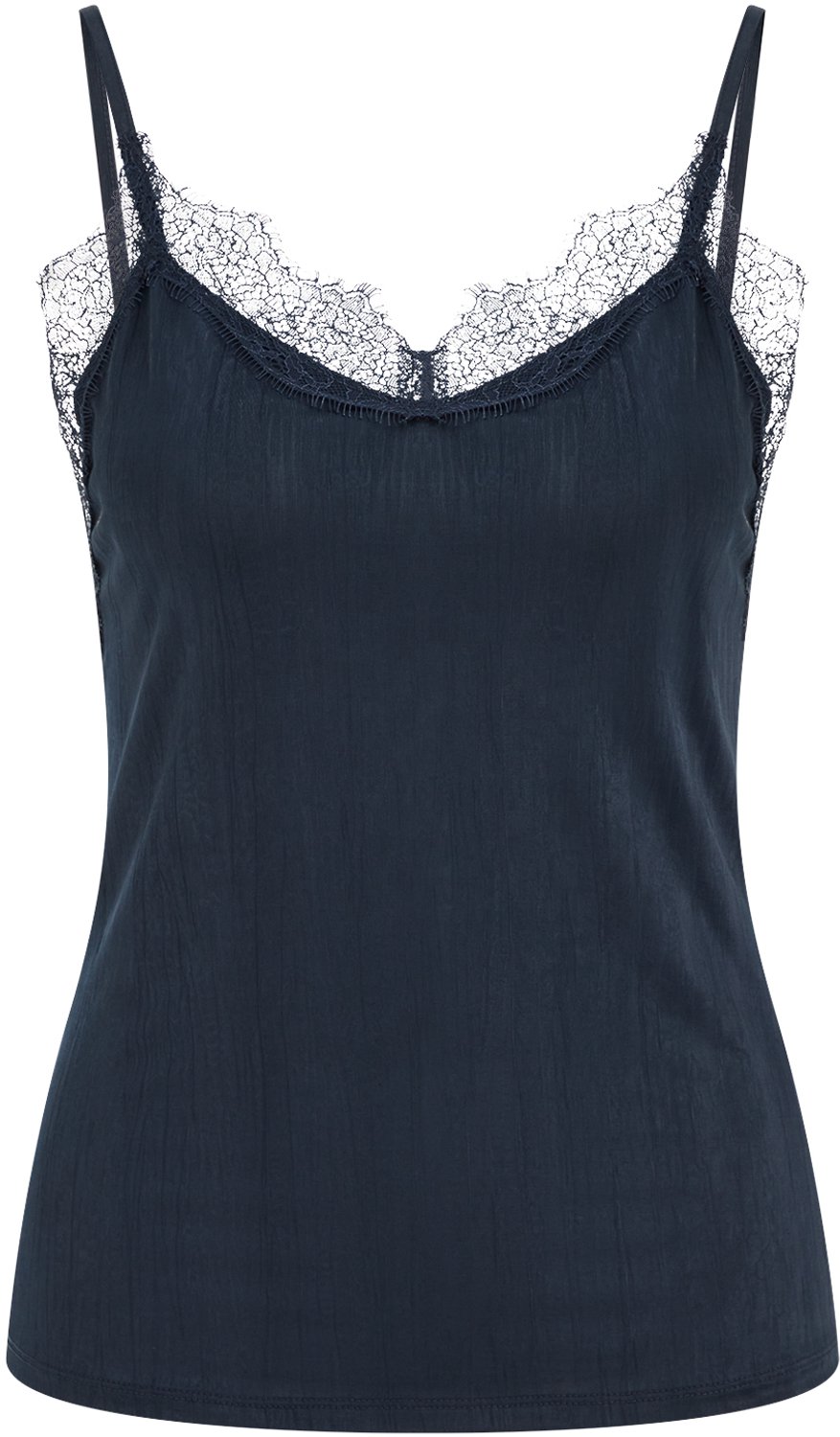 WE Fashion Dames singlet met kant