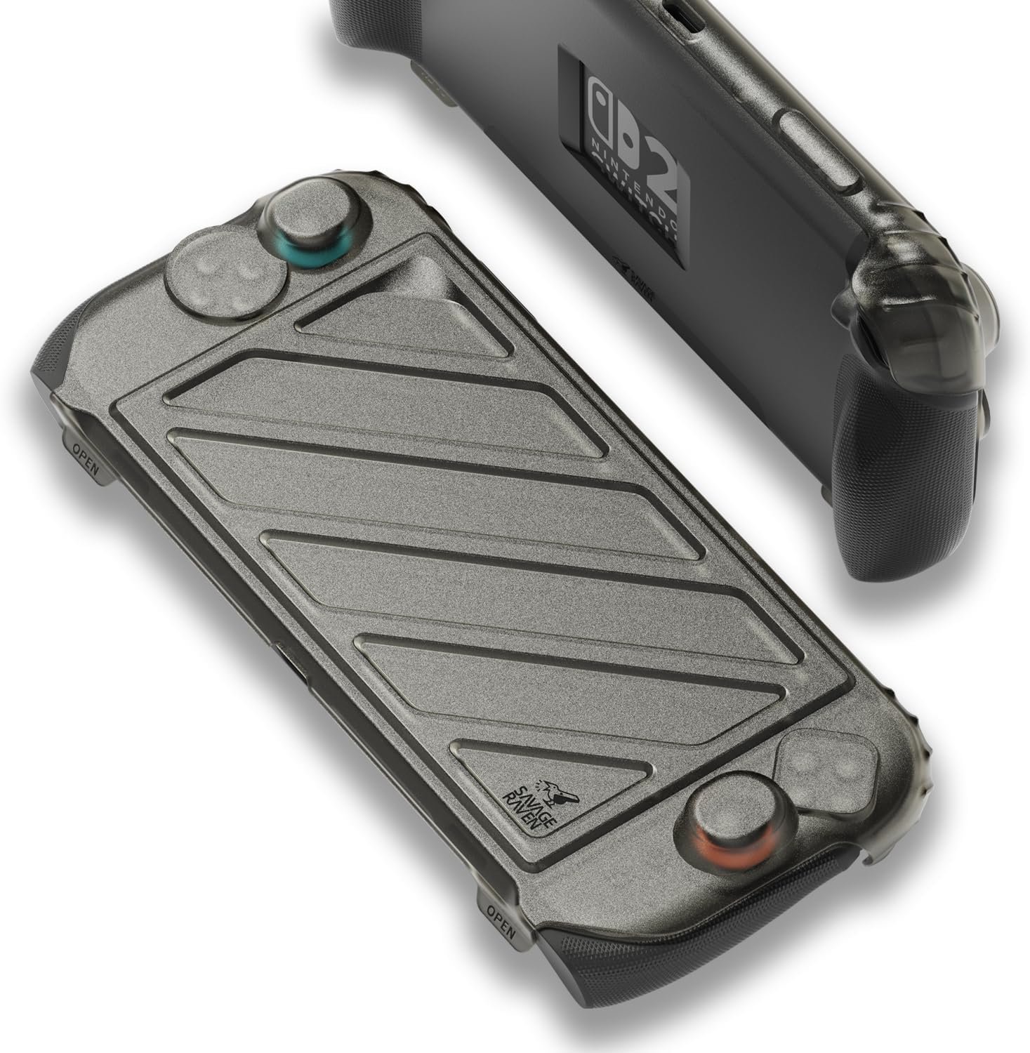 Beschermhoes met Grip voor Nintendo Switch - Zwart