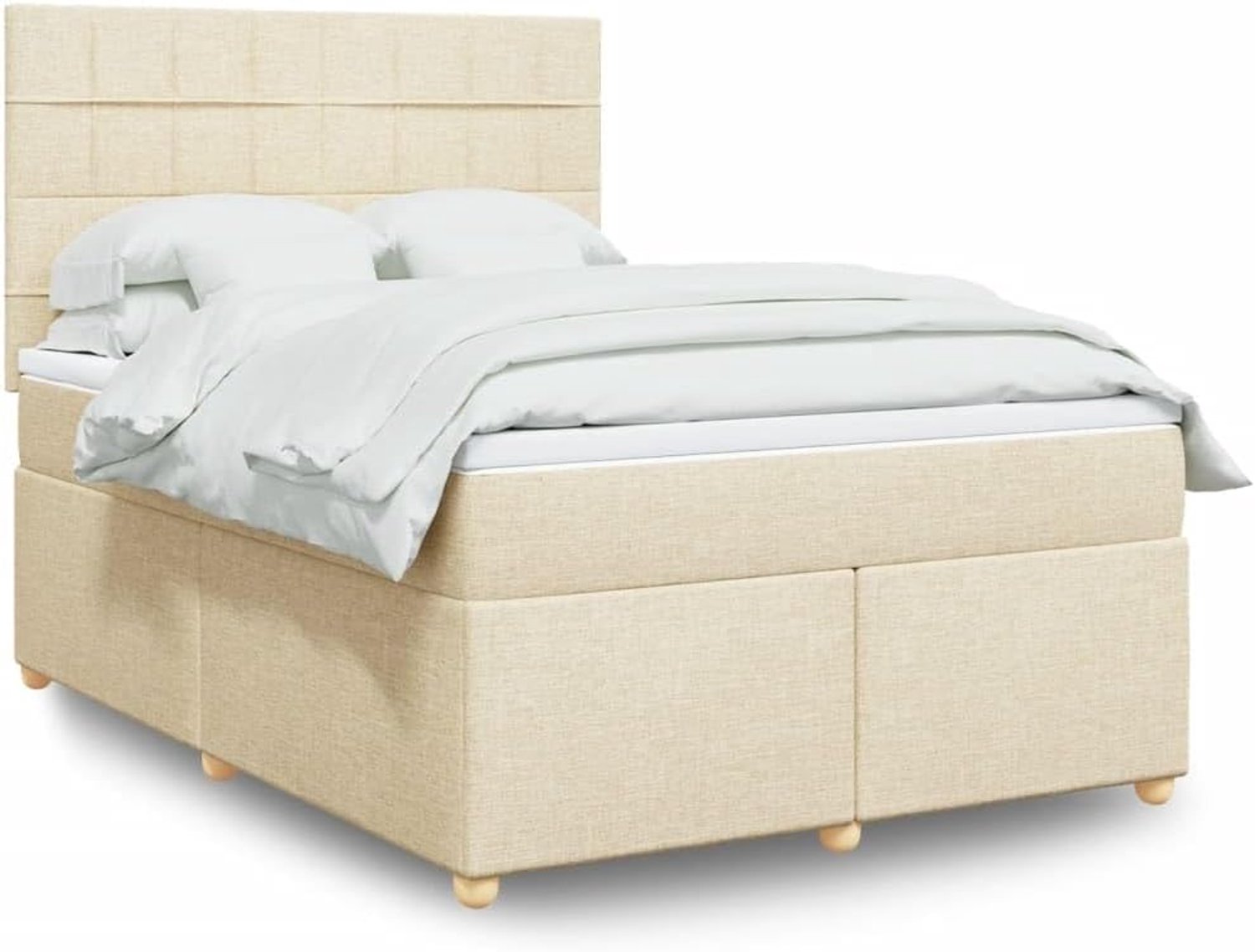 Pocketveringmatras Boxspringbed Crème 140x200 cm