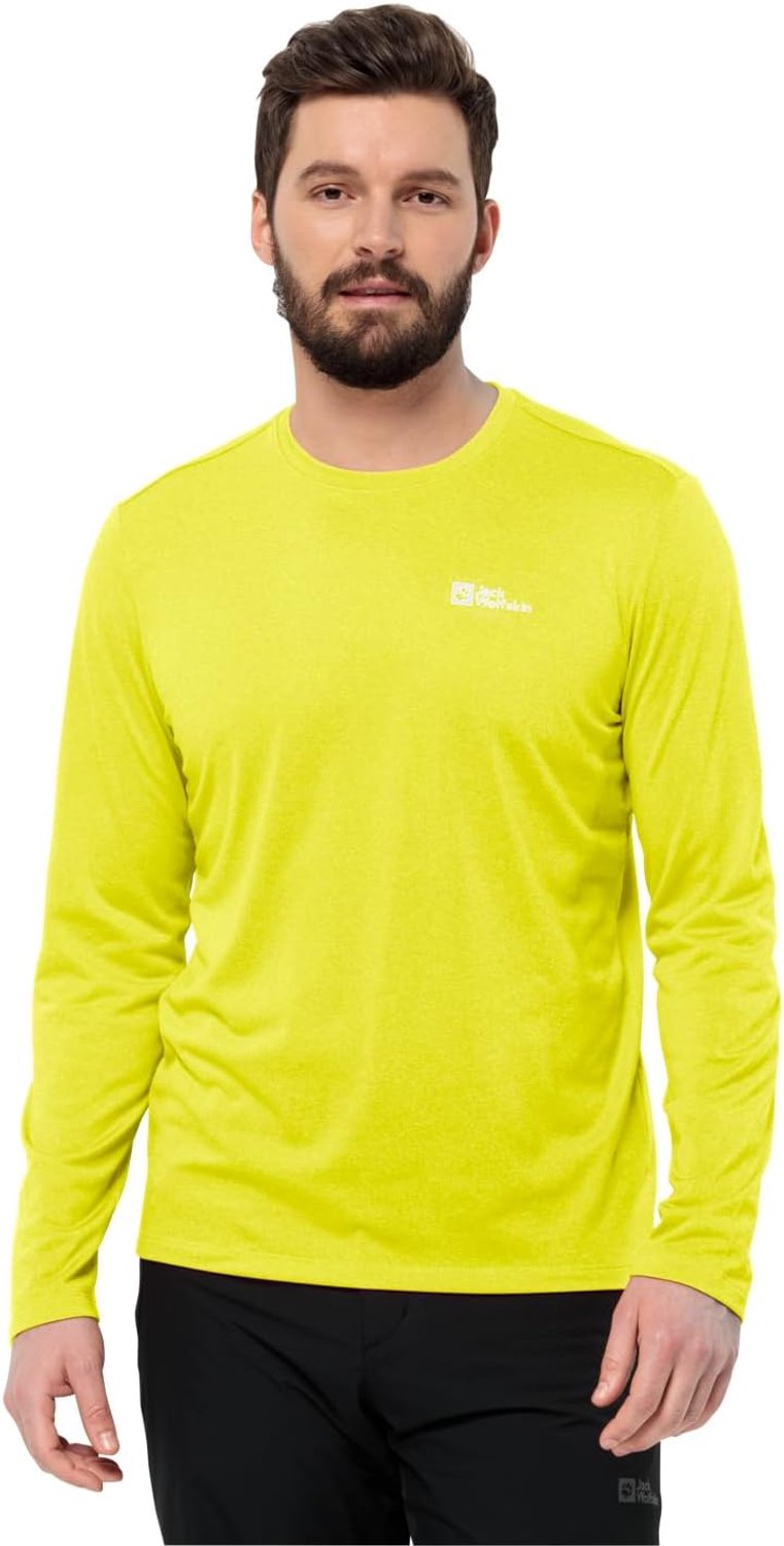 Jack Wolfskin Sky Thermal L/S T-shirt Heren Ademend & Sneldrogend Firefly