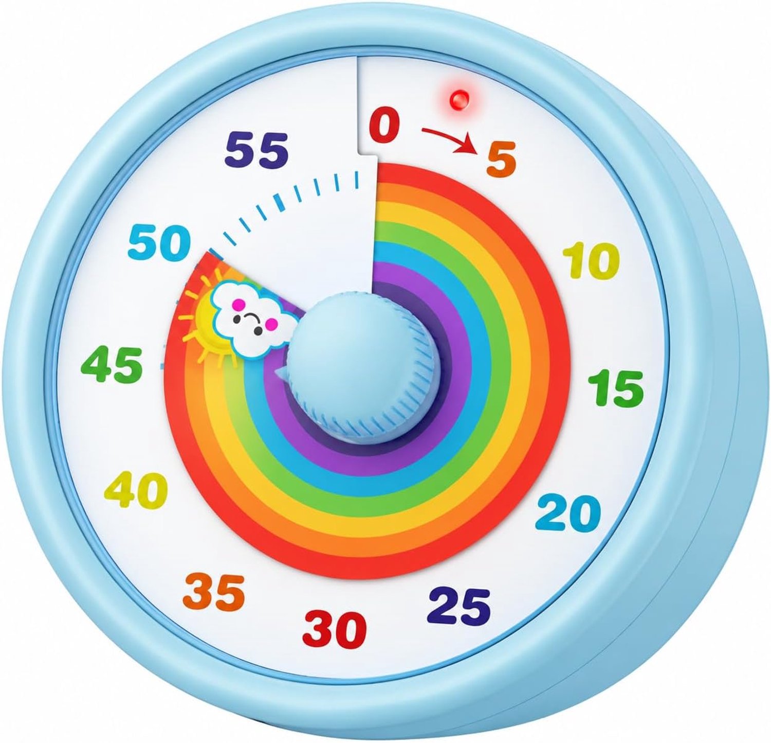 Timer voor Kinderen 60-minuten Afteltimer, Stil/Luid Modus