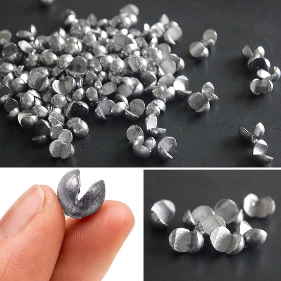 500x Visloodjes 0.4g, Afneembaar, Visgerei Accessoires — afbeelding 4