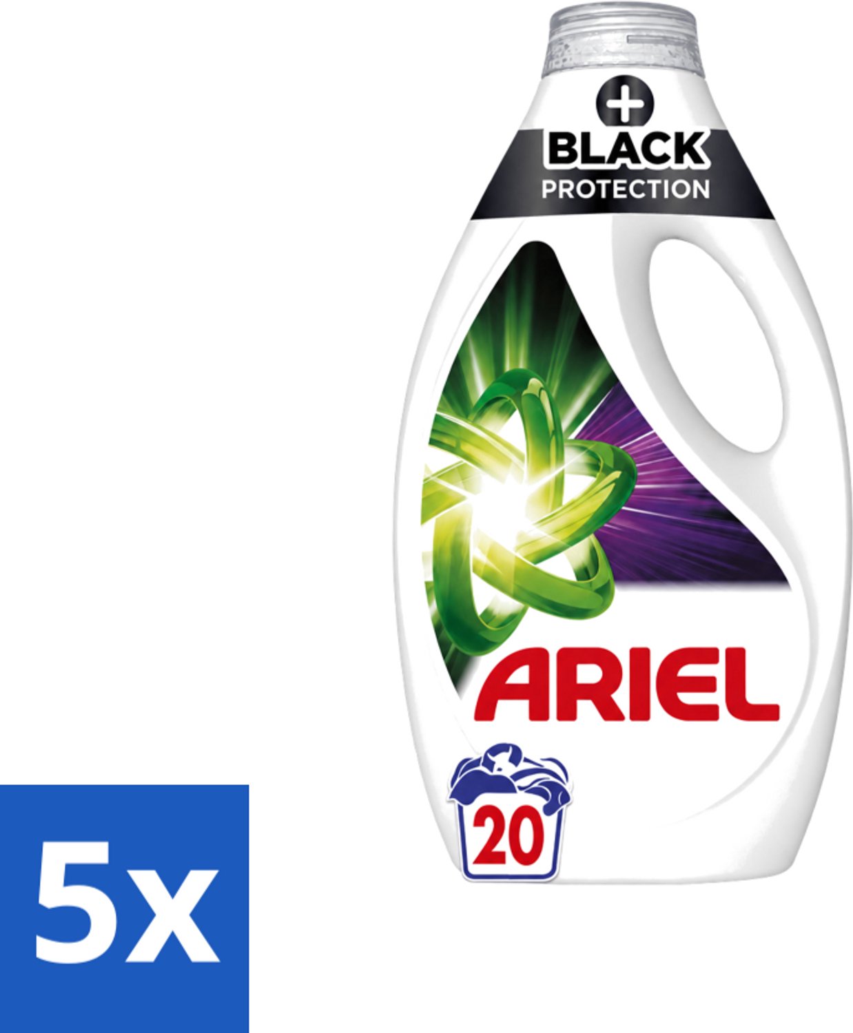 5 x Ariel – +Revita Black – Vloeibaar Wasmiddel – 900 ml - Voordeelverpakking - 5 stuks