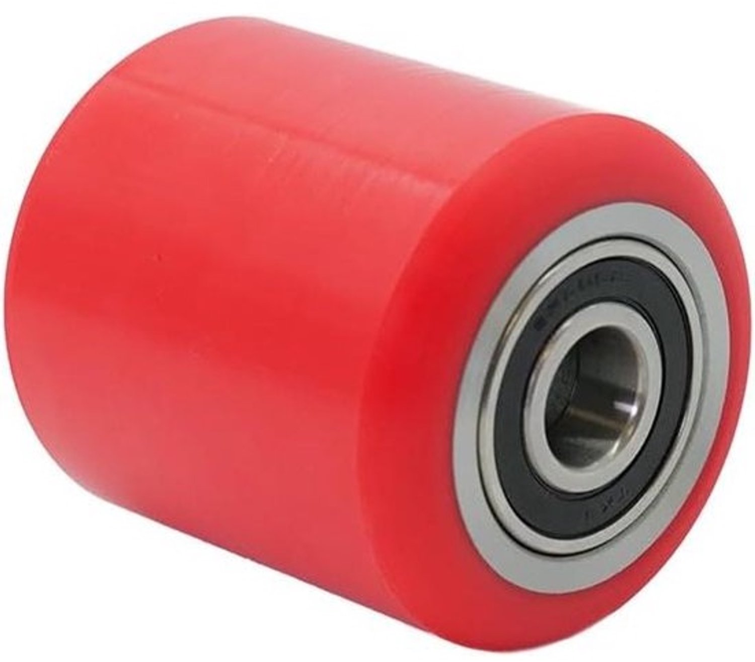 Hefwielset - Verrijdbare wielen - Materiaal verplaatsen - Met kogellagers - 80x90 mm - Rood