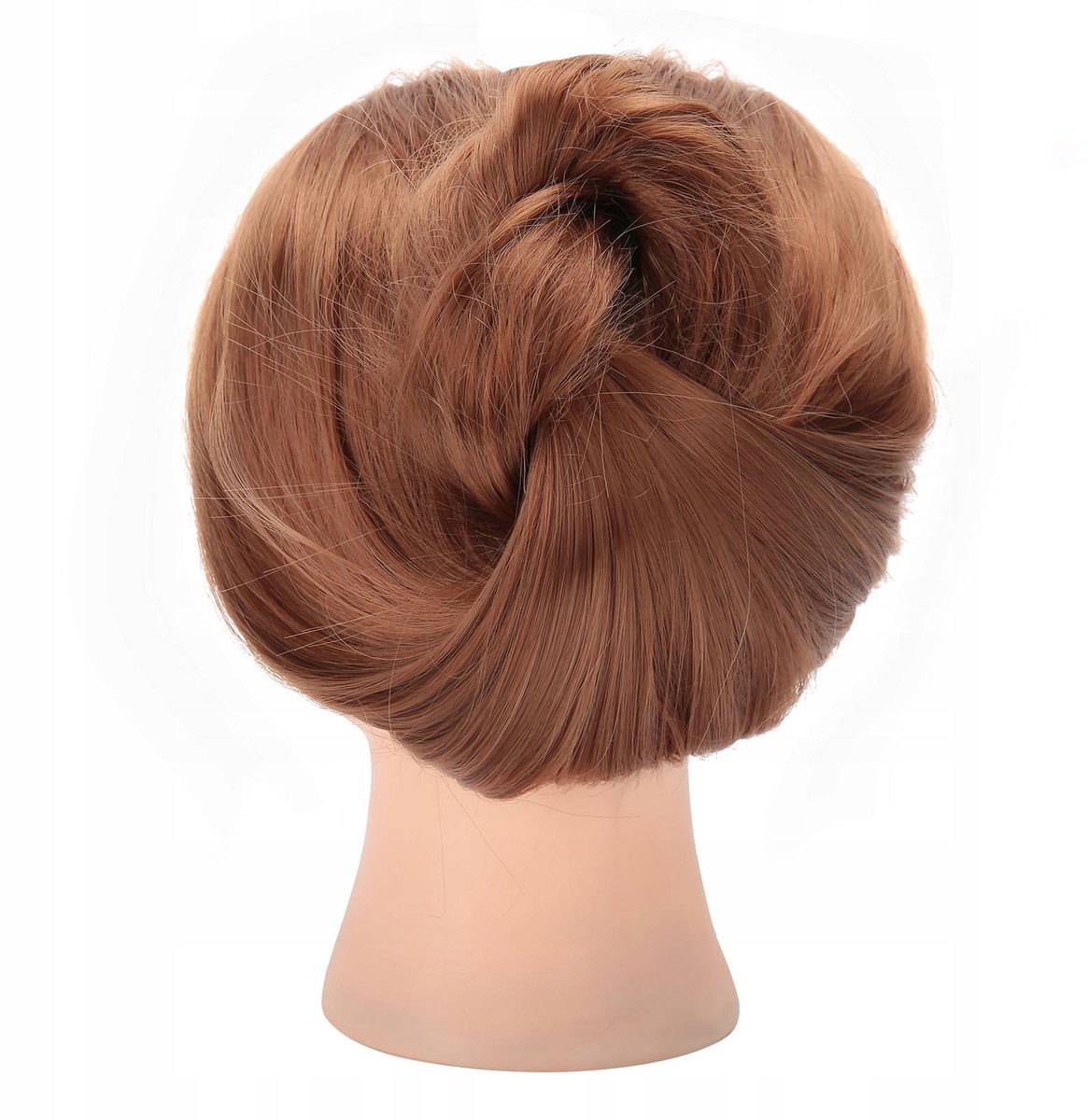 Oefenhoofd Haar Kappers Oefenhoofd Synthetisch 60cm Gemberkleurig