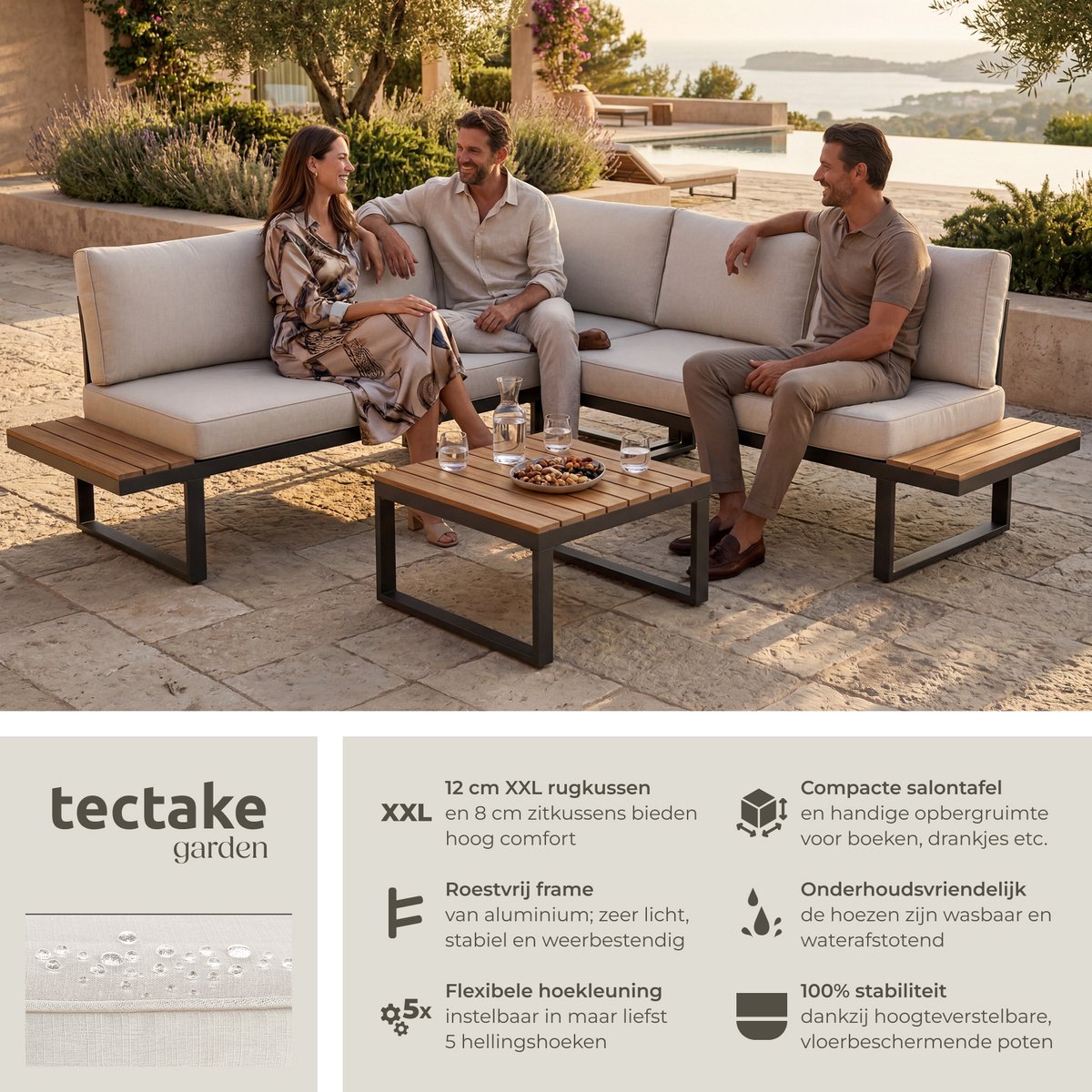 tectake tectake Eliar Tuinset - afbeelding 2