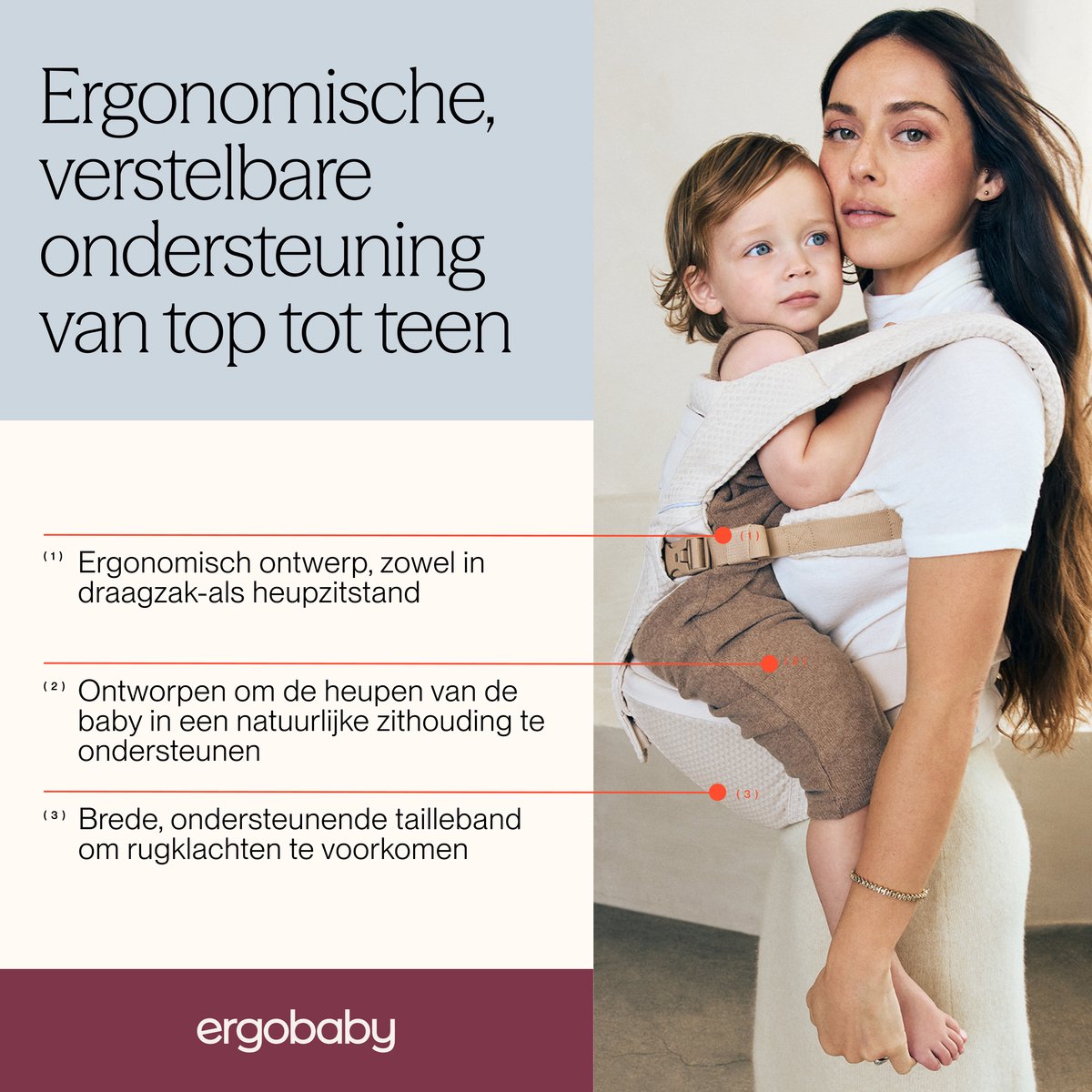 Ergobaby Alta Hip Seat - Pearl Grey – foto 2