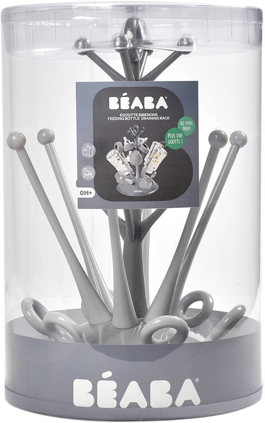 Béaba - Afdruiprek voor zuigflessen - Flessenrek - Grijs van Beaba — afbeelding 5