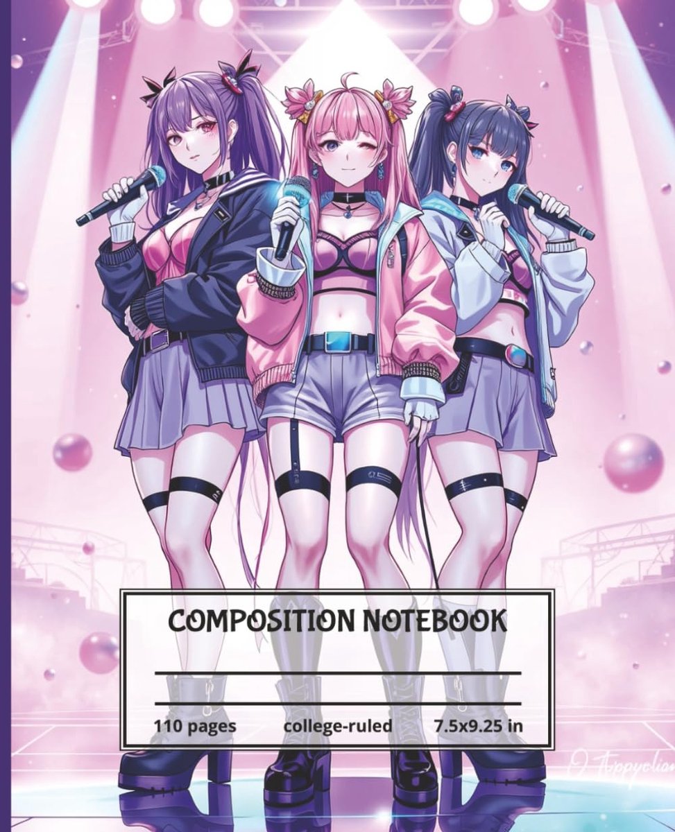 Notitieboek Anime K-Pop Idol - Aesthetisch Stage Performance Journal - Voor Fans en Stans - ShopVlot