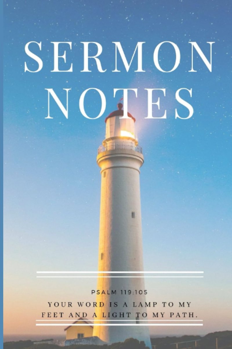 Sermon notes journal - A5 formaat - voor notities, schriftgedeelten en gebeden - ideaal voor predikanten - ShopVlot
