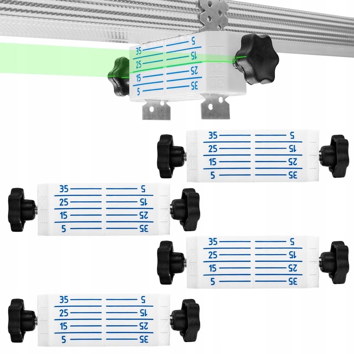 4 x verlaagd plafond nivellering houder CD60 ES hanger gipsplaat regips