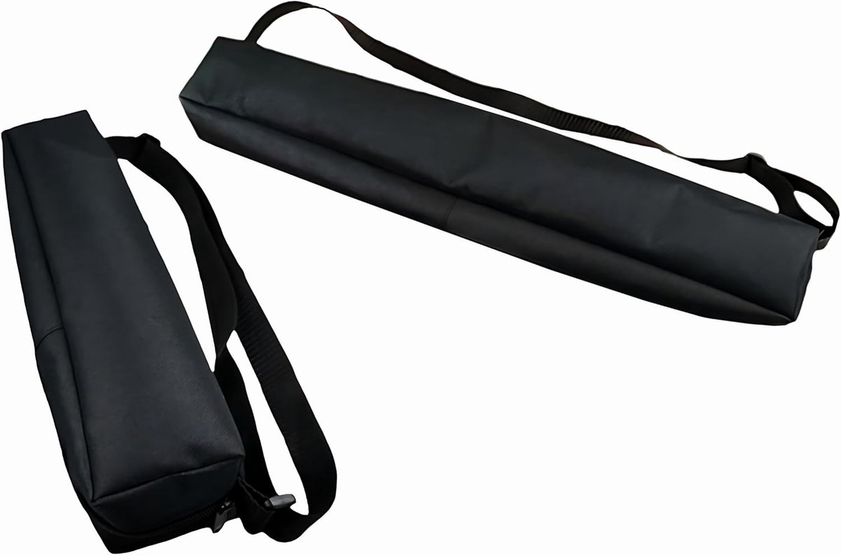 Hengeltas, waterdicht, verdikt, hengeltas met schouderriem 100 cm, zwarte visuitrusting, hengeltas, opbergtas