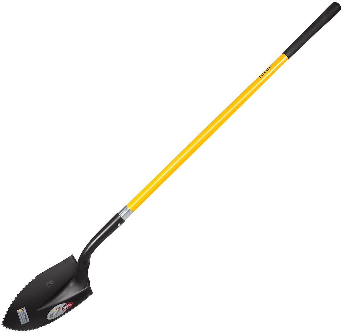 Ideal spadeschop klein golvend geslepen fiberglas-steel 120 cm maat 1