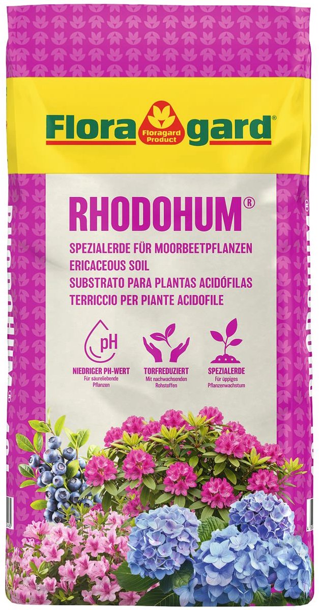 Floragard Rhodohum speciaalgrond voor heideplanten 40 liter