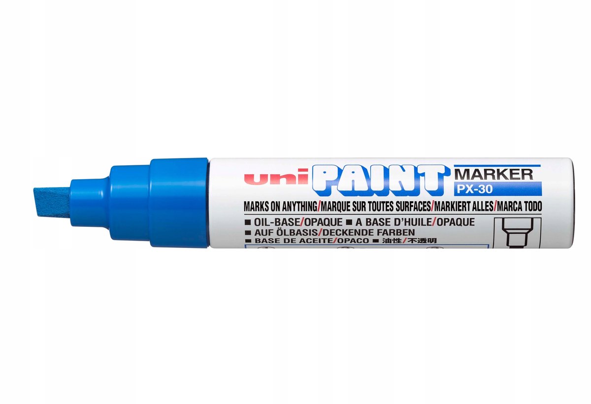 UNI PX-30 Olie-gebaseerde Marker Blauw, Dikke Lijn (4-8.5mm)