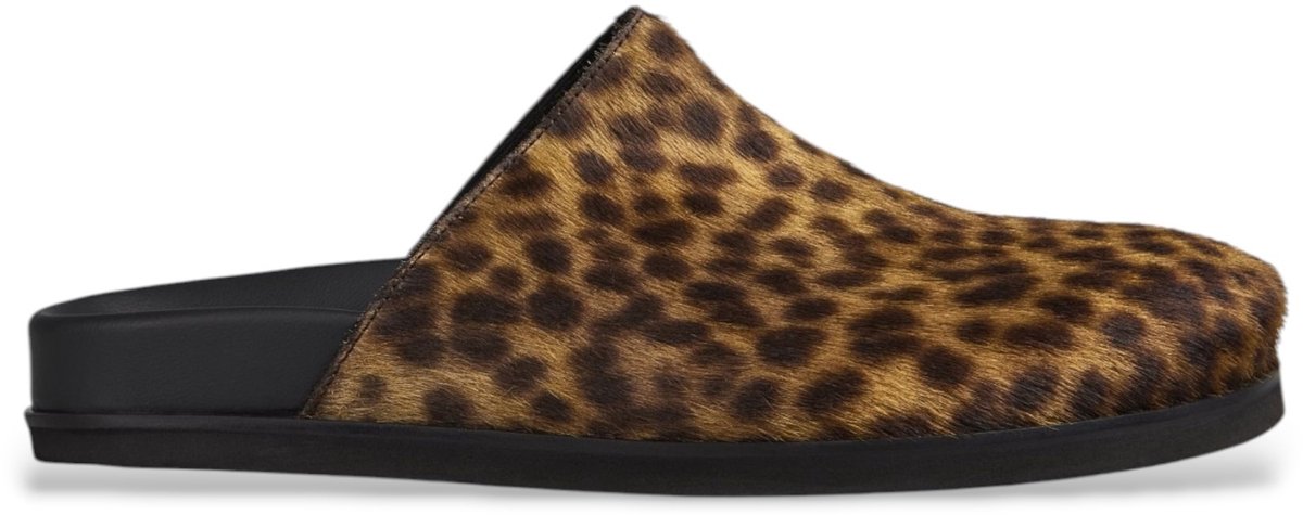 Semicouture Bruine leren Alethea klomp