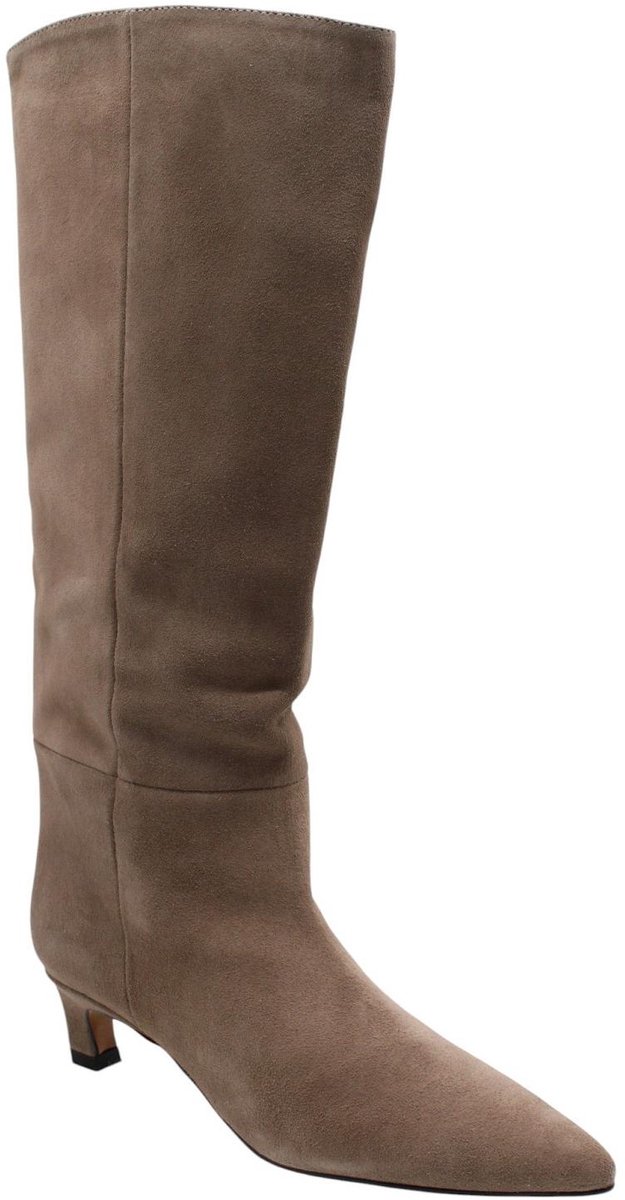 ÁNGEL ALARCÓN 26572 Laarzen - Suède - Dames - Taupe - Maat 36