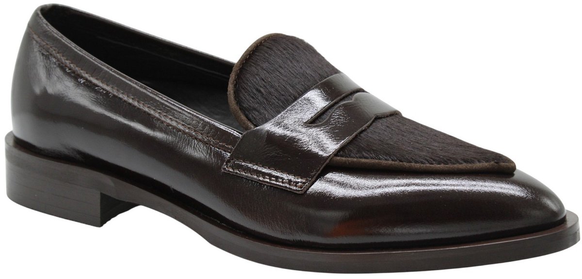 E Mia - Schoenen - Donkerbruin - Vrouwen - Maat 39 -