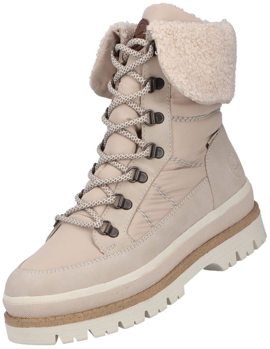 Rieker dames Tex-laarzen, gevoerd, beige, Y6200-62
