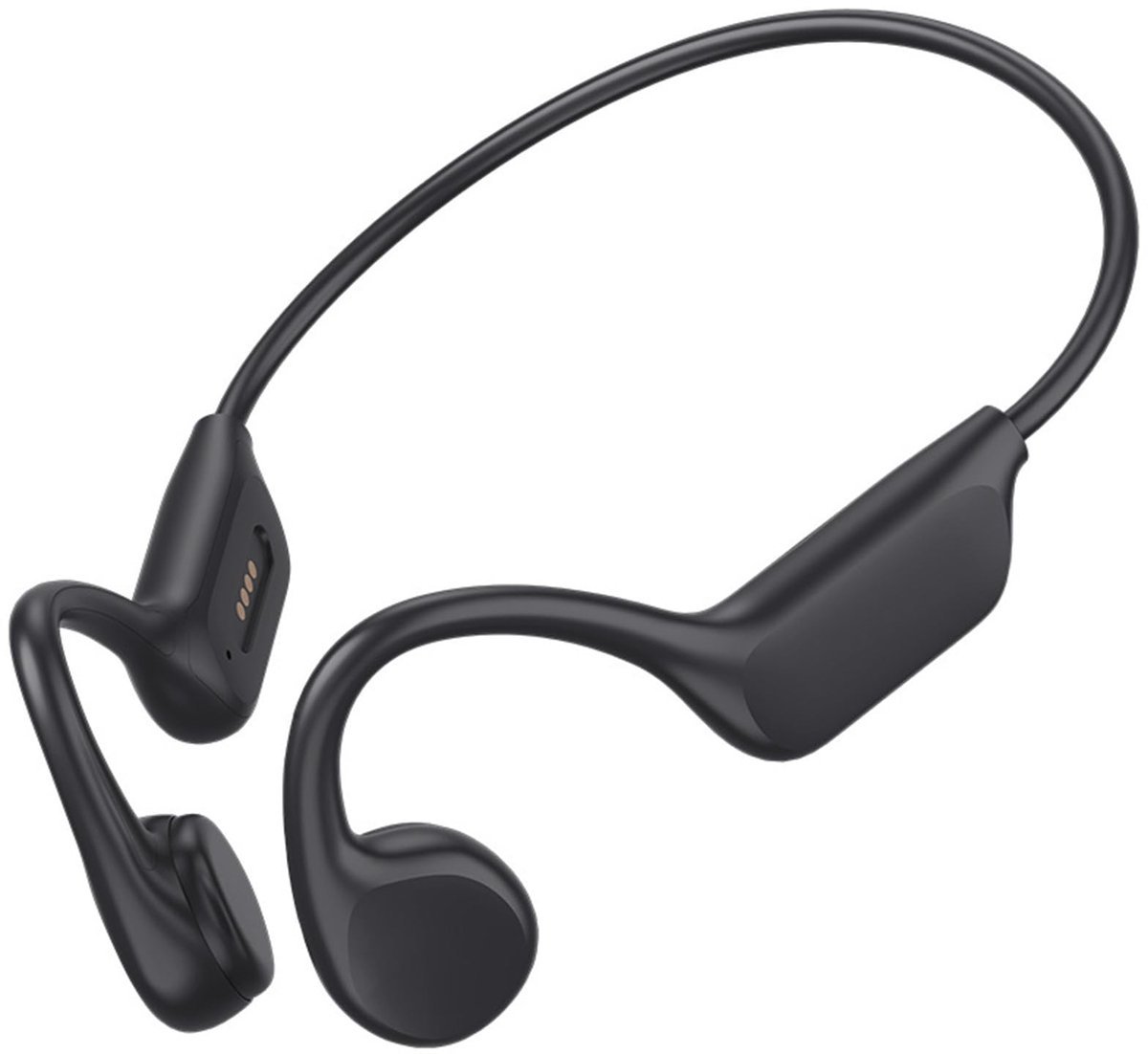 casalora - IPX8 Waterdichte Bone Conduction Kopfhörer X7s – Bluetooth 32GB MP3 – Sportieve draadloze oortelefoons voor zwemmen met microfoon – HiFi-basstereo (Zwart)
